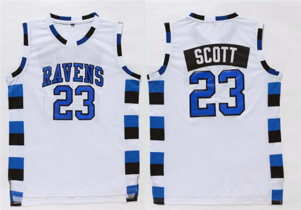One Three Hill 23 Scott White Stitched Jersey - Zenithce