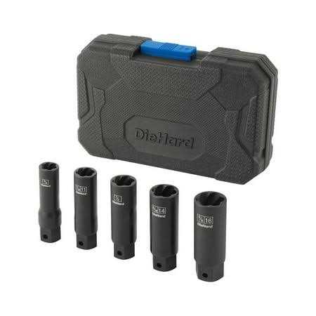 Diehard 3/8 and 1/2 Drive Triple Square Bit Socket Set DHP55113 - Zenithce