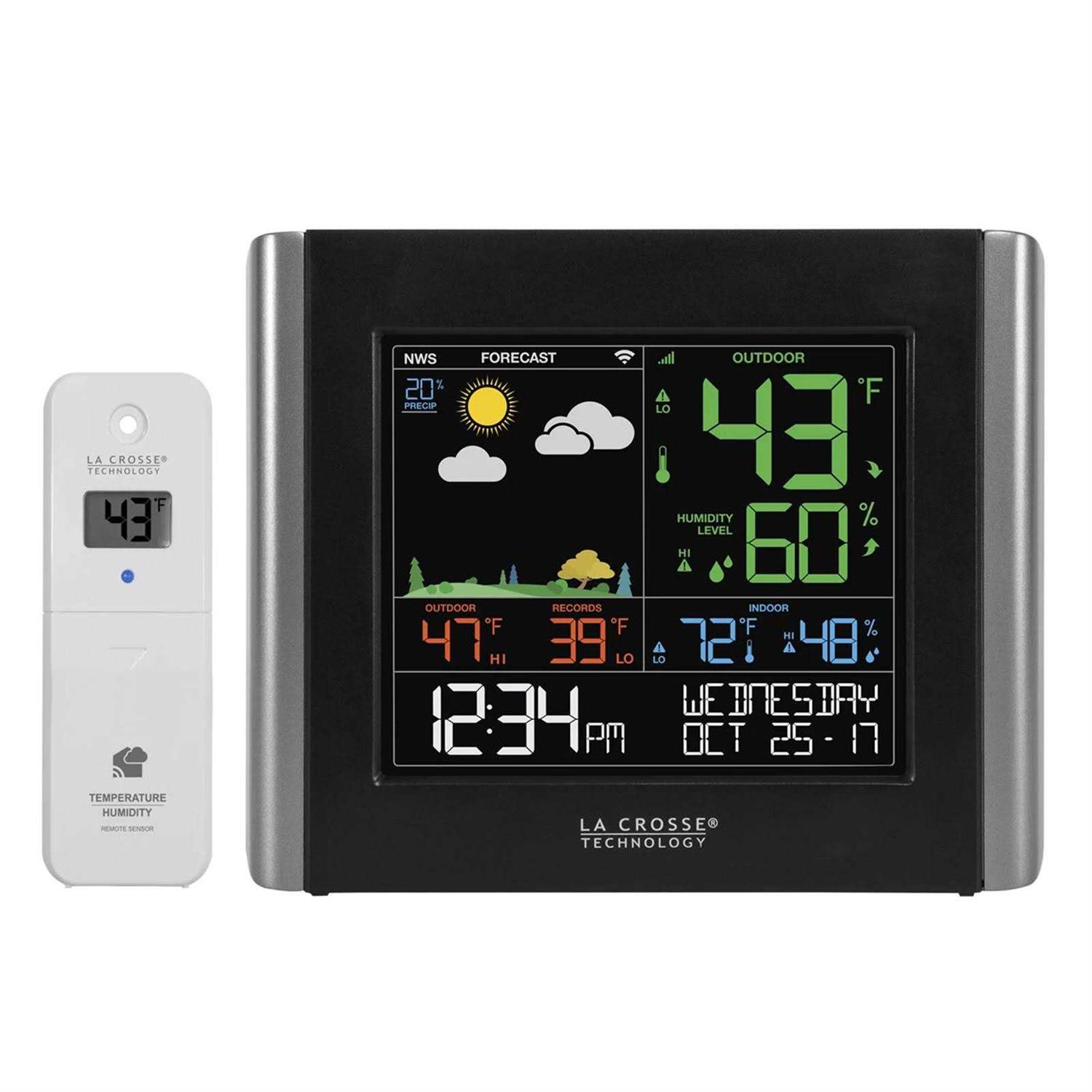 La Crosse Technology C85845 Wireless Color Weather Station - Zenithce