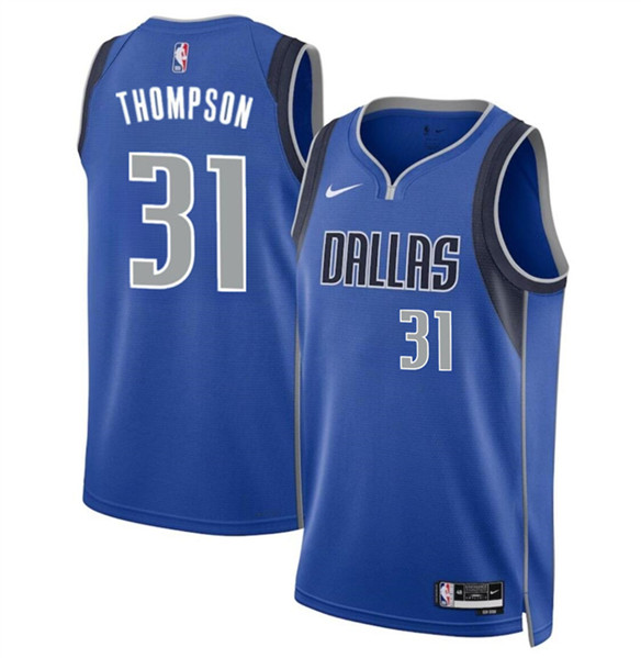 Dallas Mavericks #31 Klay Thompson Blue 2024 Icon Edition Stitched Jersey - Zenithce