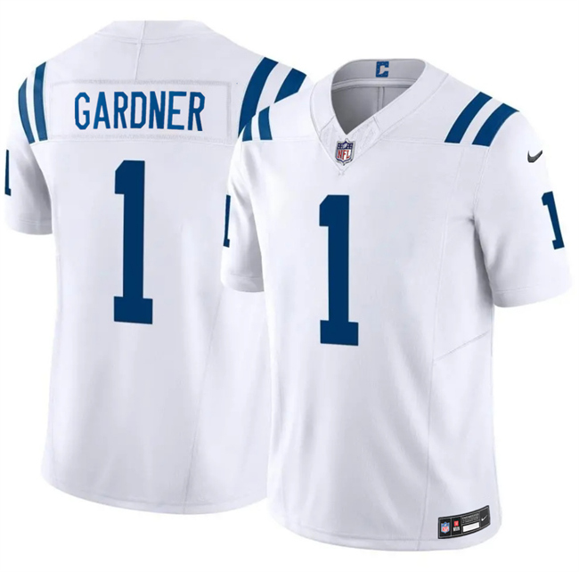 Indianapolis Colts #1 Sauce Gardner White 2025 F.U.S.E. Vapor Limited Stitched Jersey - Zenithce