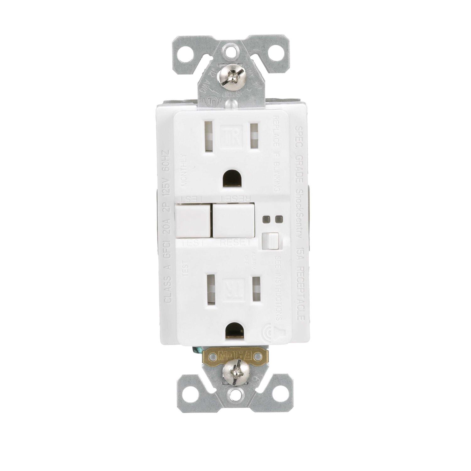 Eaton 15-Amp 125-volt Residential Duplex Outlet - Zenithce