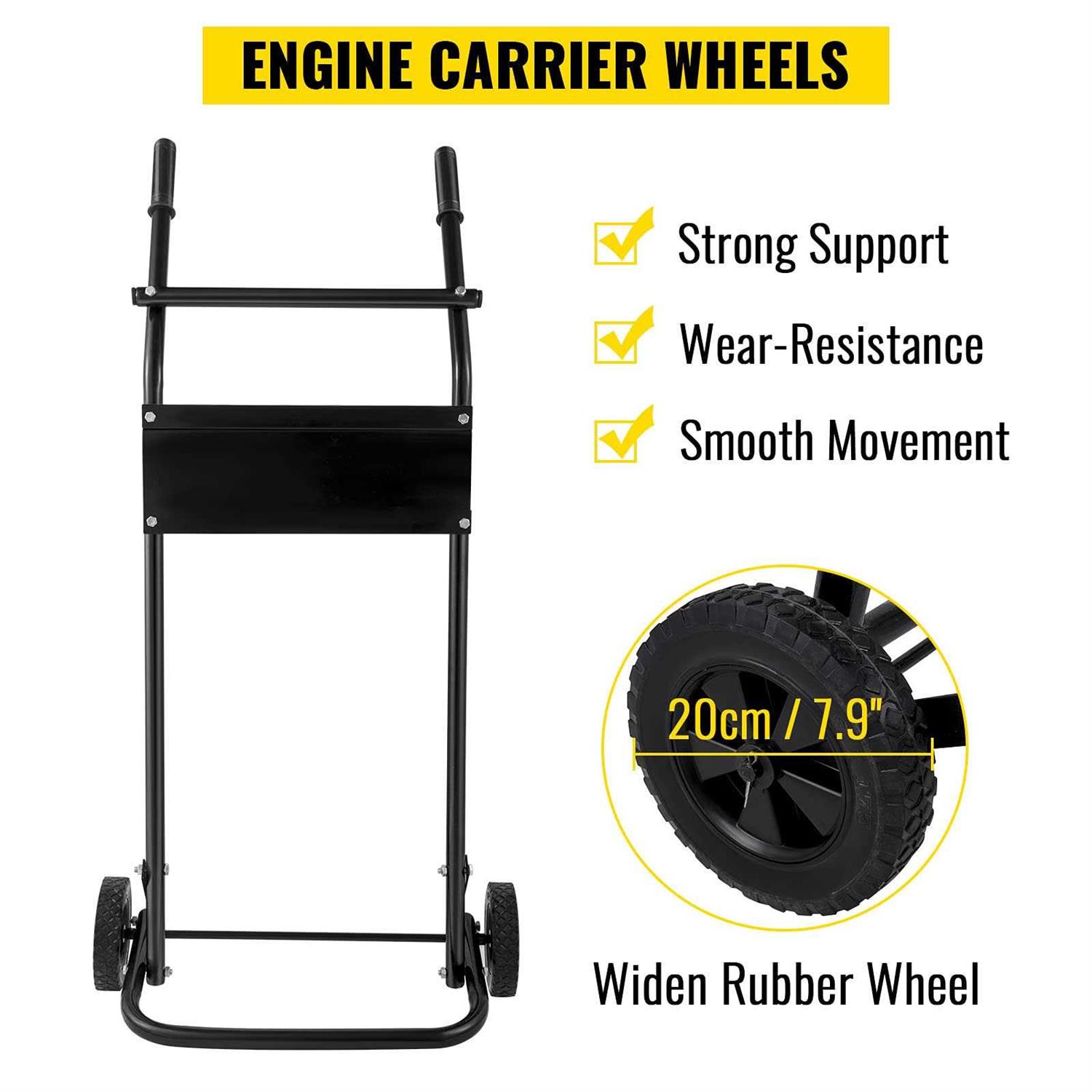 VEVOR Boat Motor Stand 130 LBS Outboard Motor Carrier 60 KG Outboard Engine Stand - Zenithce