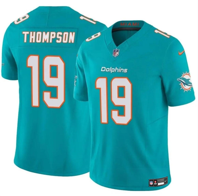 Miami Dolphins #19 Skylar Thompson Aqua 2024 F.U.S.E Vapor Limited Stitched Jersey - Zenithce