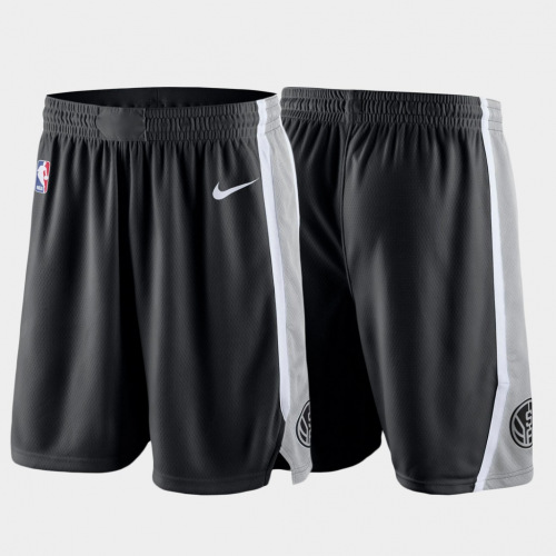 SA Spurs Black NBA Shorts (Run Smaller) - Zenithce