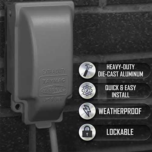 Taymac Weatherproof In-Use Cover 1-Gang MX3200 - Zenithce