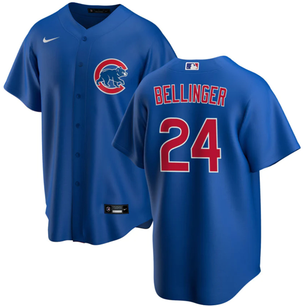 Chicago Cubs #24 Cody Bellinger Blue Cool Base Stitched Jersey - Zenithce