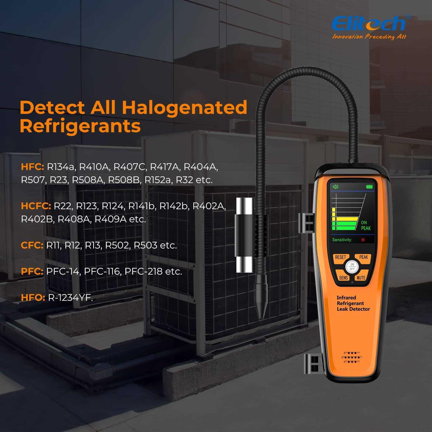 Elitech Gsp-6g Digital Temperature and Humidity Data Logger with Detachable Buffered Probe with Calibration Certificate - Zenithce