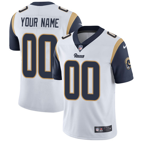 Los Angeles Rams Customized White Vapor Untouchable NFL Stitched Limited Jersey - Zenithce