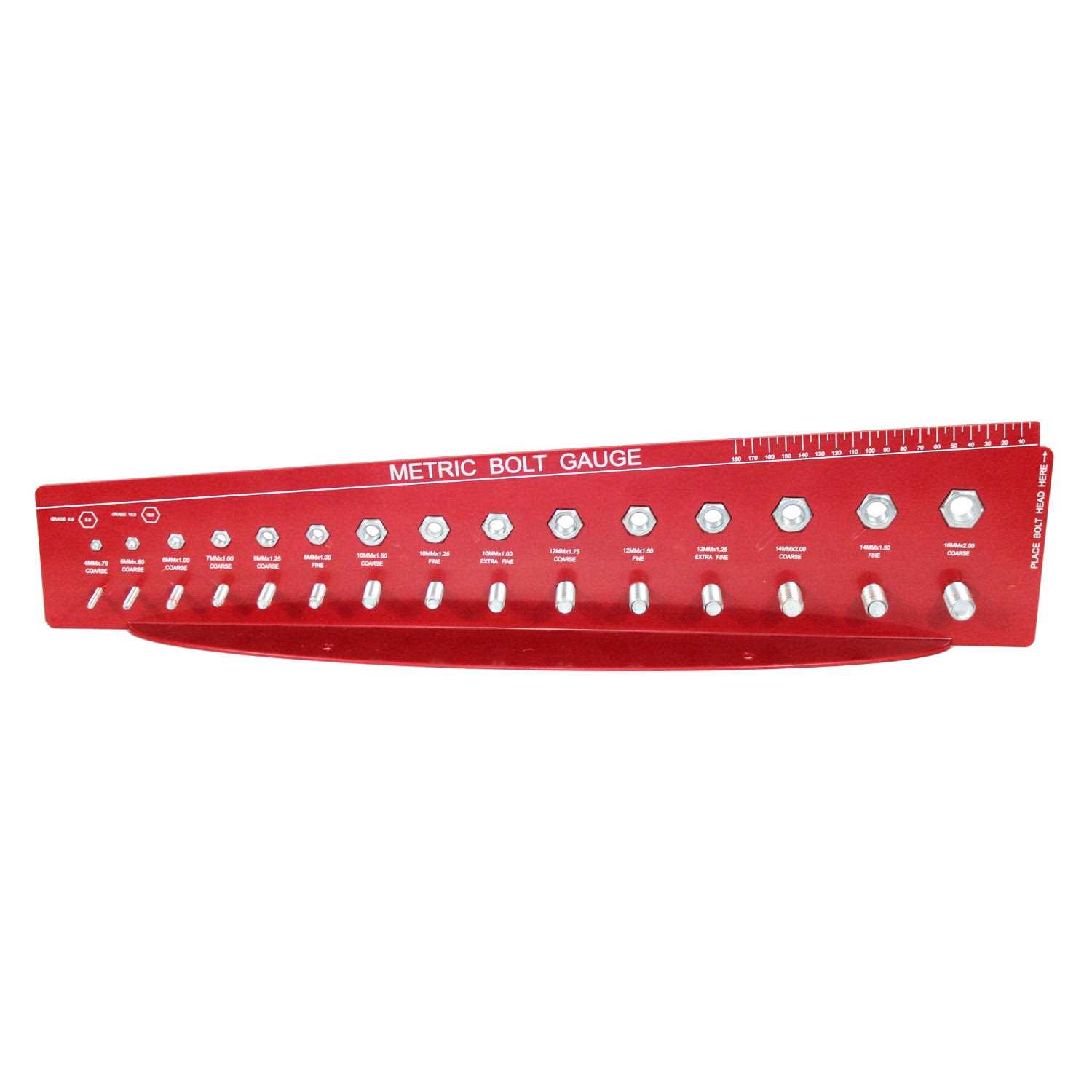SAE Bolt Gauge Check a Thread Nut Fastener Size Tool - Zenithce