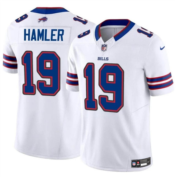 Buffalo Bills #19 KJ Hamler White 2024 F.U.S.E. Vapor Untouchable Limited Stitched Jersey - Zenithce