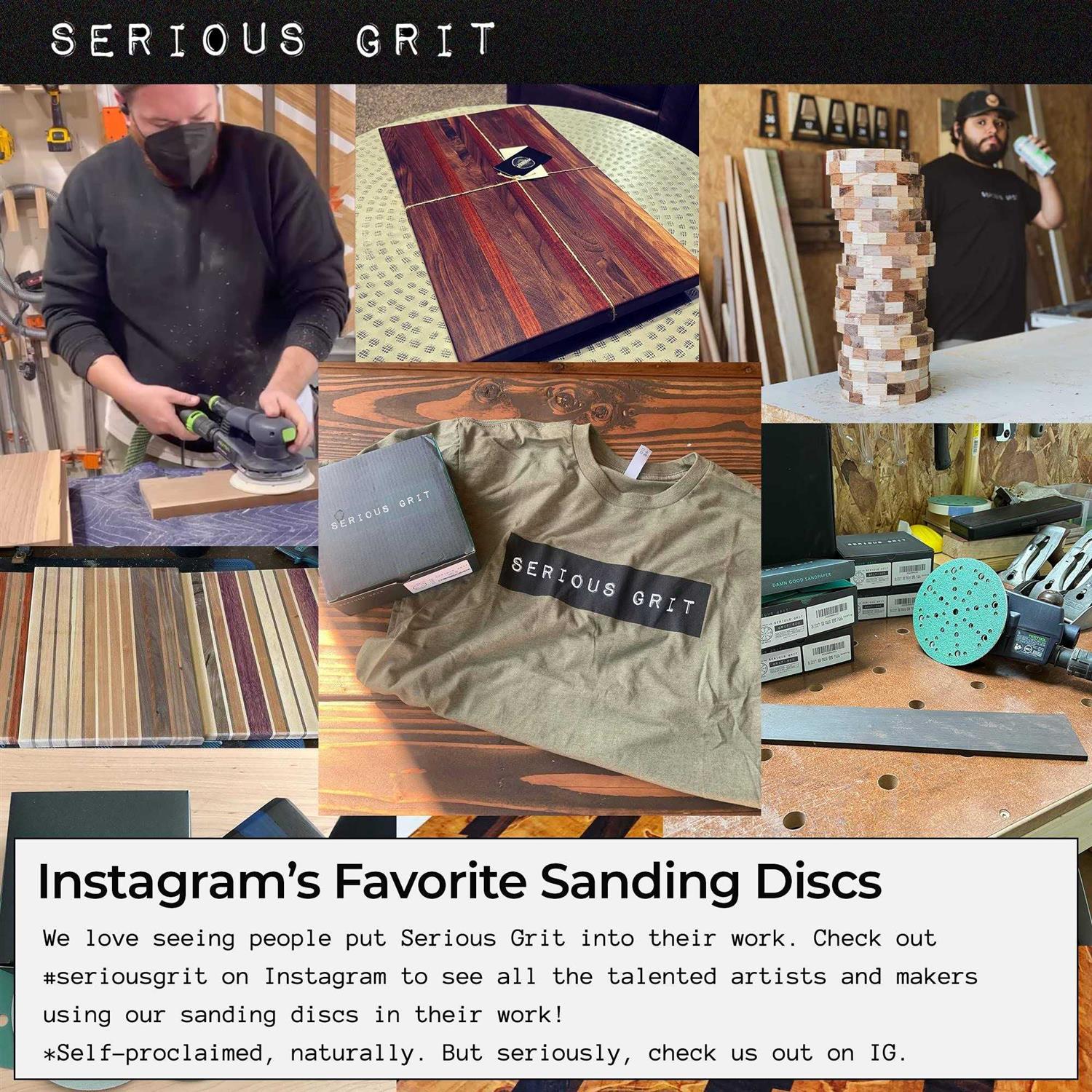 Serious Grit 6-Inch Grit Sanding Discs Heavy-Duty Hook Loop Velcro-Backed Film Discs - Zenithce