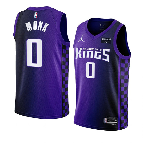 Sacramento Kings #0 Malik Monk Purple 2023-24 Statement Edition Swingman Stitched Jersey - Zenithce