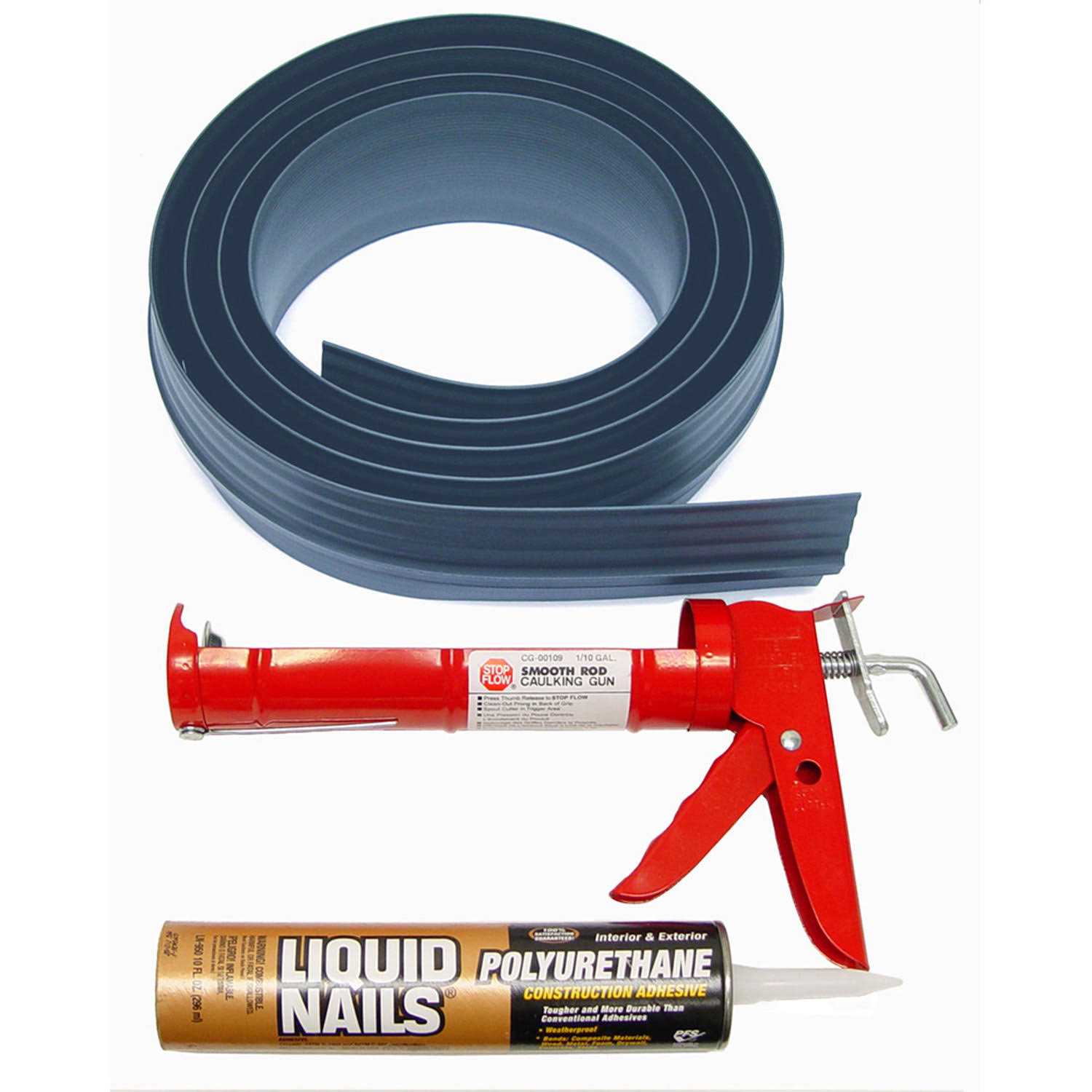 Tsunami Seal 10 ft. Black Garage Door Threshold Kit 53010 - Zenithce