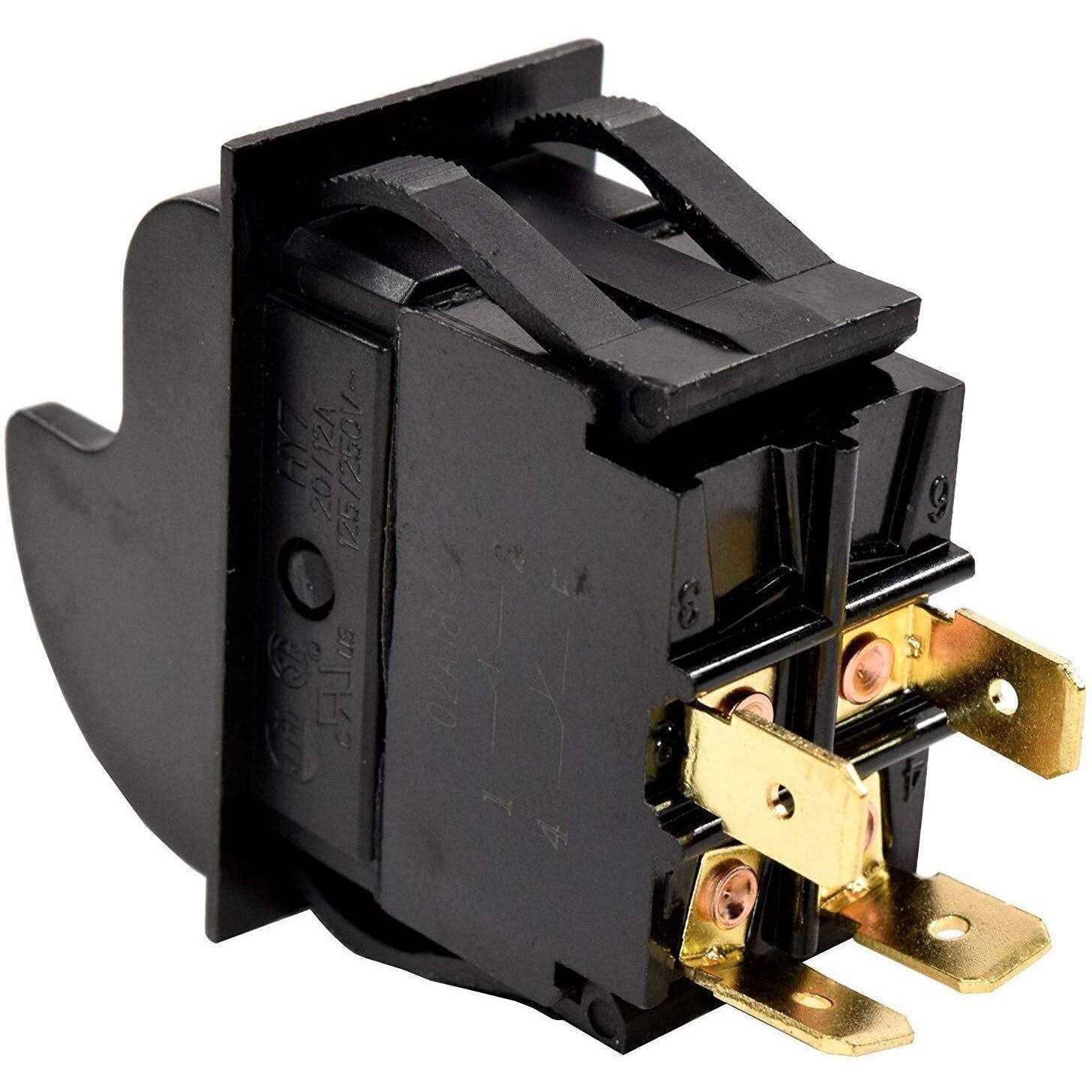 HQRP Heavy-Duty Rotary Switch 4-Position 3-Speed 120V-250V - Zenithce