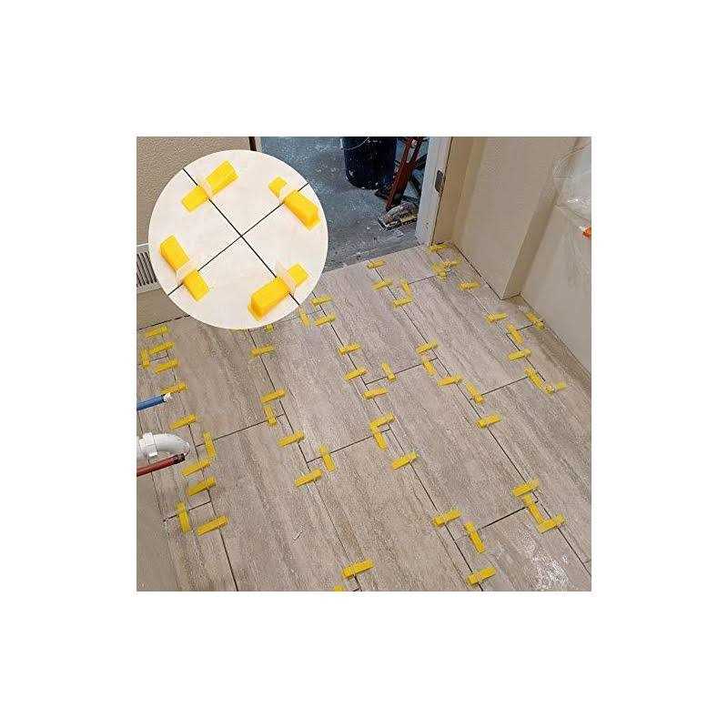 Tile Leveling System Clips DIY Tiles Leveler Spacers - Zenithce