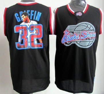 Los Angeles Clippers #32 Blake Griffin Black Notorious Fashion Jersey - Zenithce