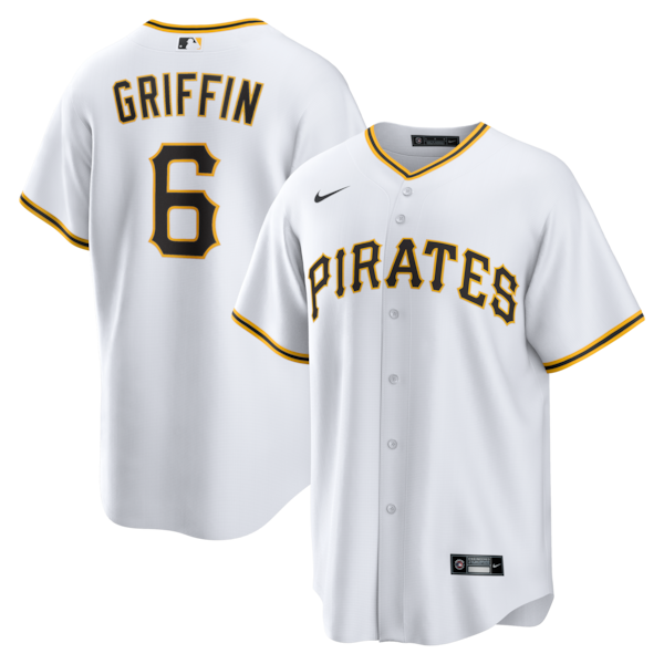 Pittsburgh Pirates #6 Konnor Griffin Nike White Home Replica Jersey - Zenithce