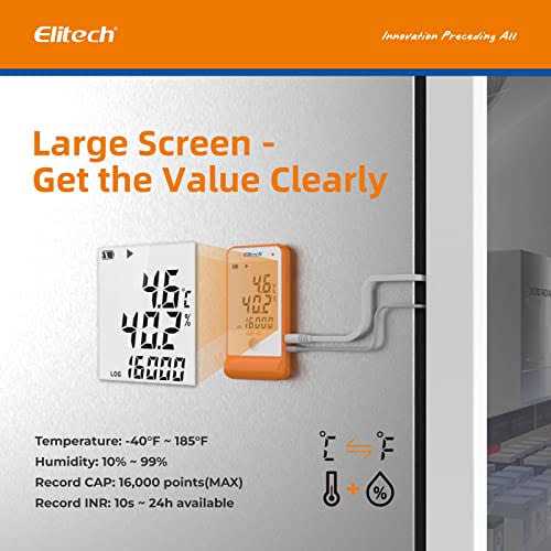 Elitech Temperature Humidity Digital Data Logger Thermometer - Zenithce