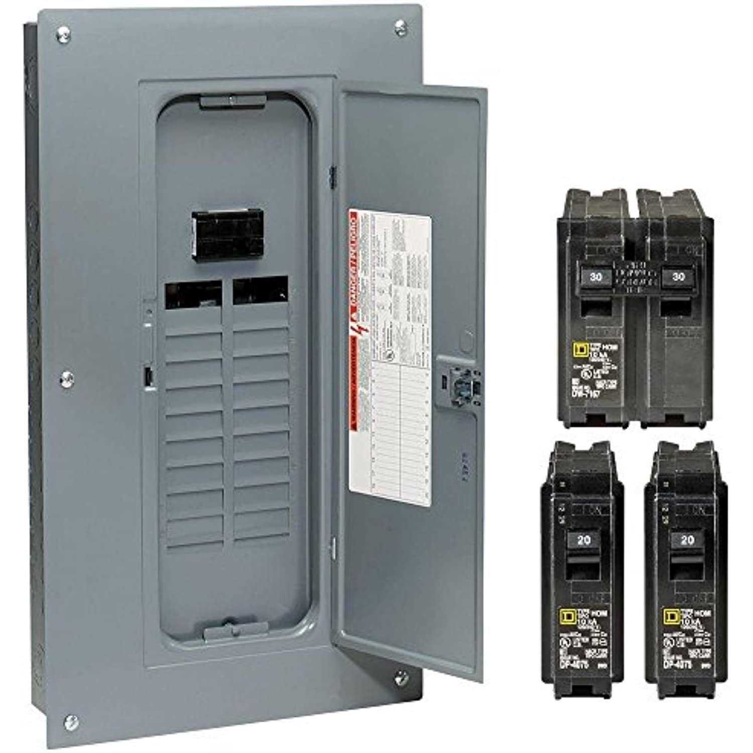 Square D Homeline 100 Amp Main Lug Load Center HOM612L100RBCP - Zenithce