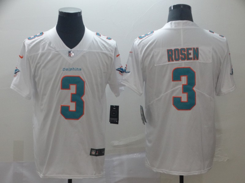 Miami Dolphins #3 Josh Rosen White Vapor Untouchable Limited Stitched Jersey - Zenithce