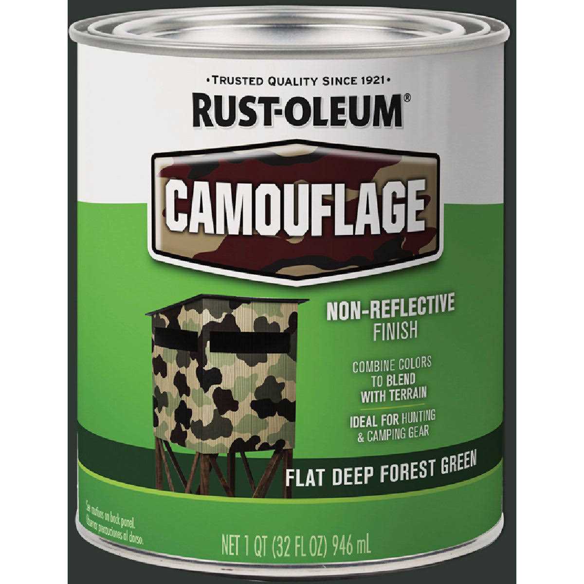 Rust-Oleum 1 Qt. Camouflage Brush Paint - Zenithce