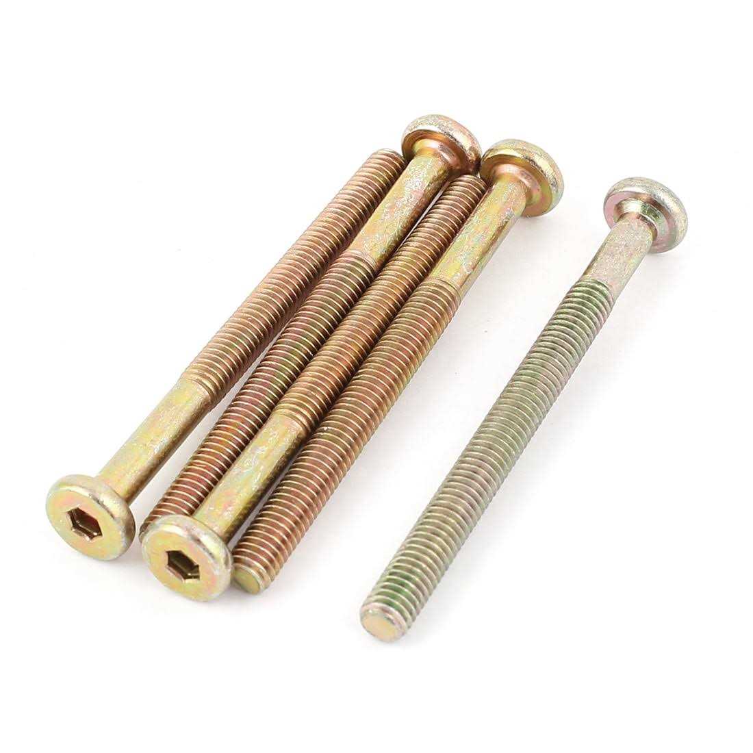 uxcell Hanger Bolts Length Double Headed Bolts Self-Tapping - Zenithce
