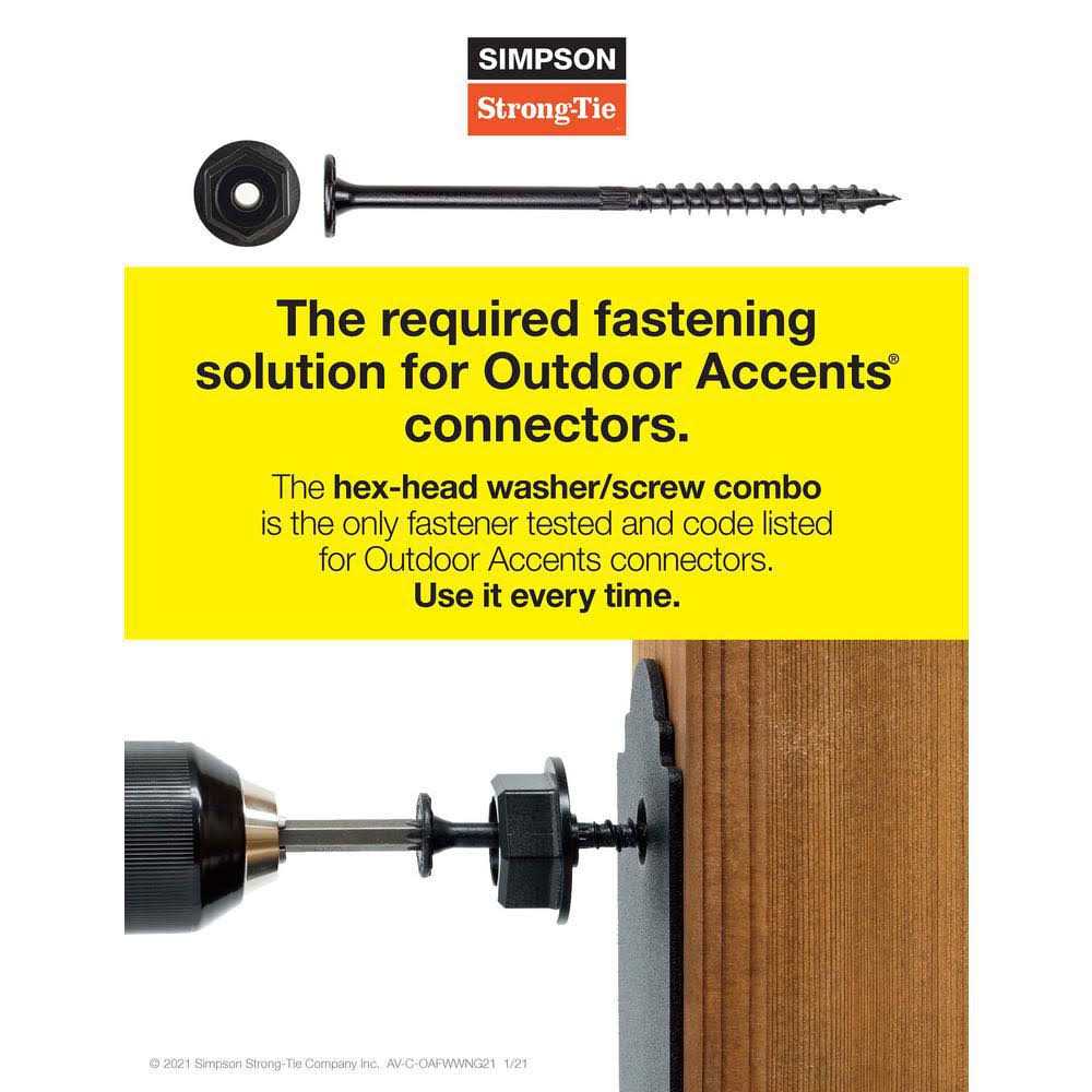 Simpson Strong-Tie APVA4 Ornamental Angle - Zenithce