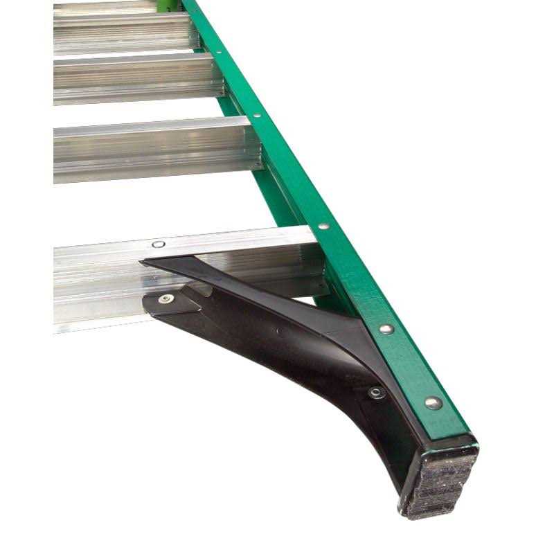 Werner 8 ft. Fiberglass Podium Step Ladder ( 14 ft. Reach Height) with 300 lbs. Load Capacity Type IA Duty Rating - Zenithce
