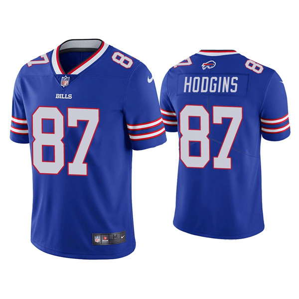 Buffalo Bills #87 Isaiah Hodgins Blue Vapor Untouchable Limited Stitched Jersey - Zenithce