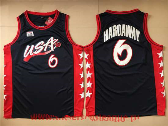 1996 Olympics Team USA #6 Penny Hardaway Navy Blue Stitched Swingman Jersey - Zenithce