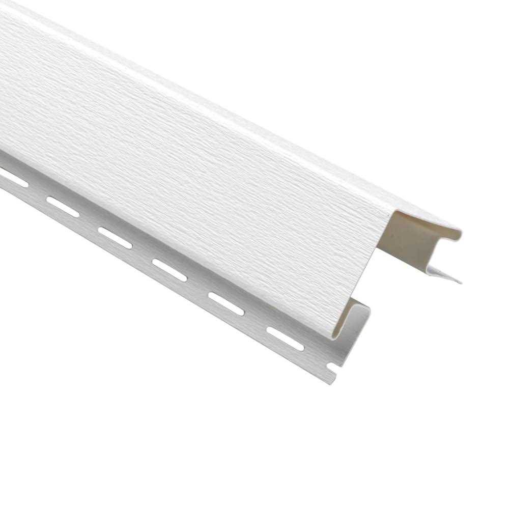 Georgia-Pacific J-Channel 0.625-in x 150-in Vinyl Siding Trim - Zenithce