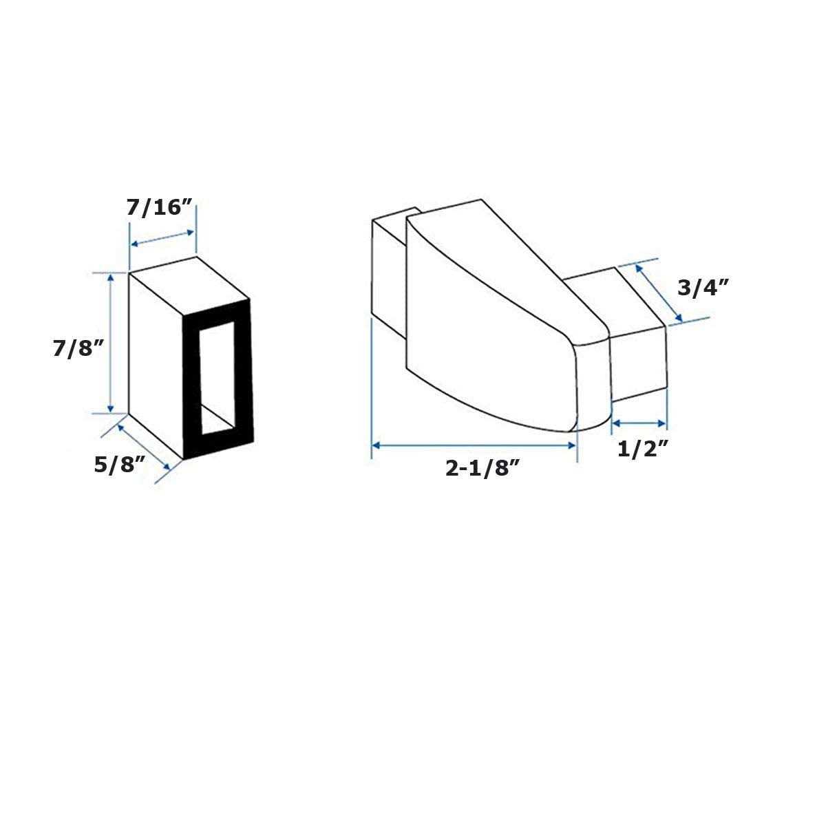 Gordon Glass Co. Sliding Glass Patio Door Handle Kit with Mortise Lock and Keepers - Zenithce