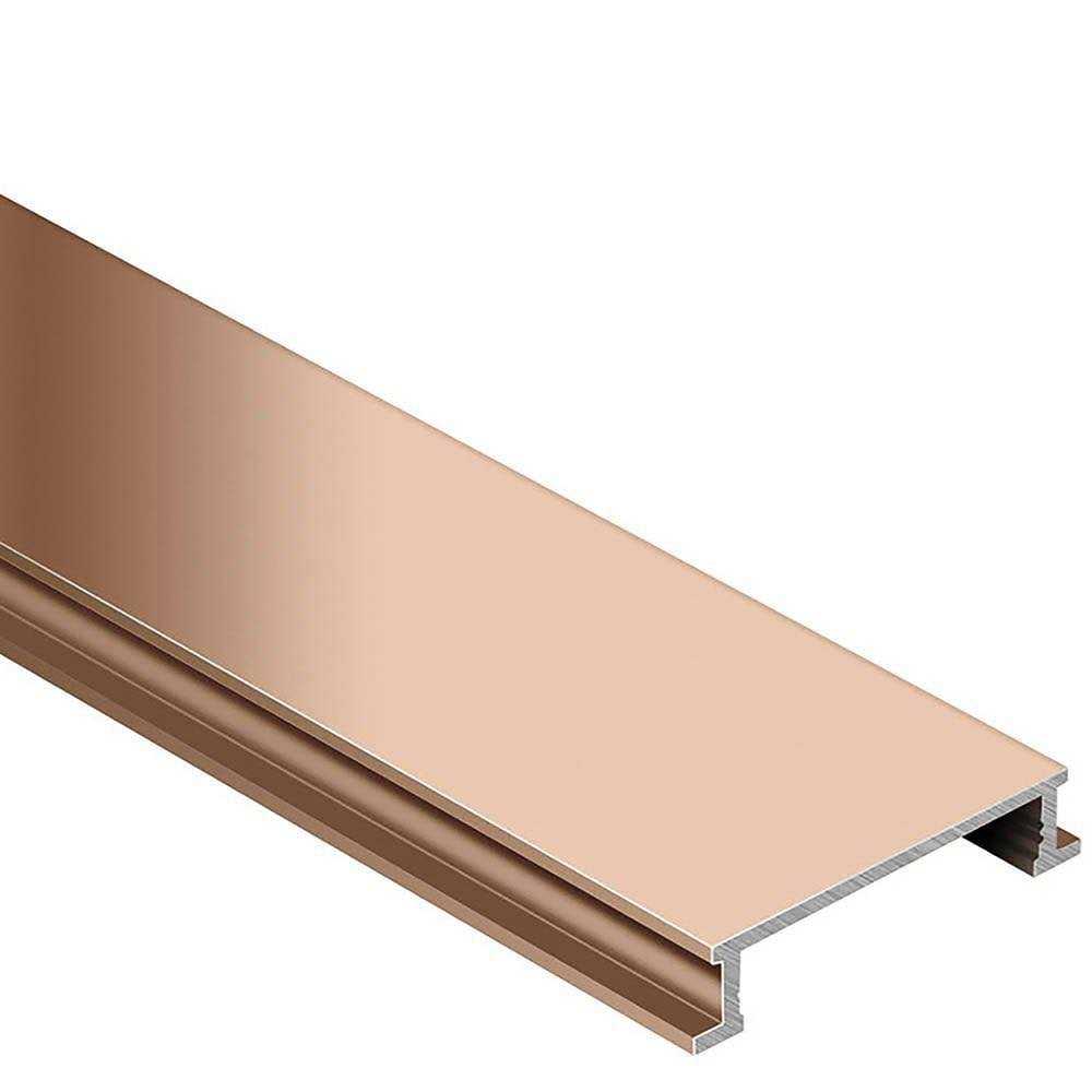 Schluter Designline Tile Border Edging Profile Brushed Stainless Steel 304 - Zenithce