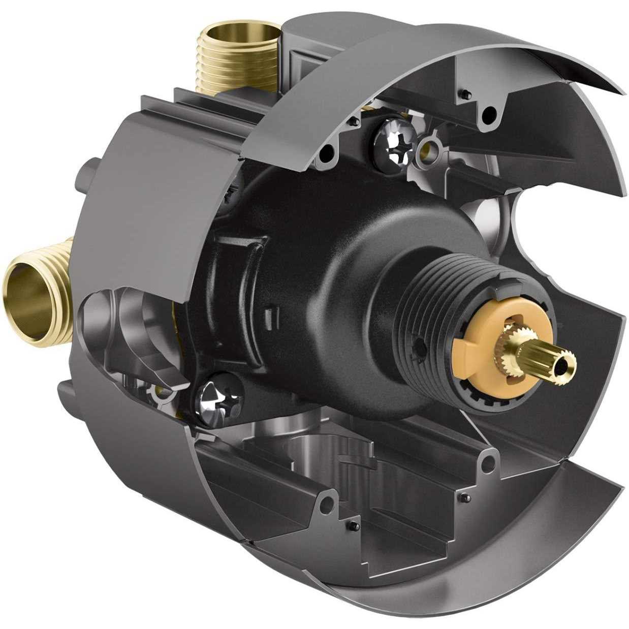 Kohler Rite-Temp K-8304-KS-NA Pressure-Balancing Valve Body and Cartridge Kit with Service Stops - Zenithce