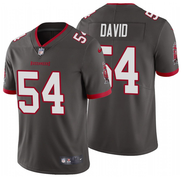 Tampa Bay Buccaneers #54 Lavonte David 2020 Grey Vapor Untouchable Limited Stitched Jersey - Zenithce