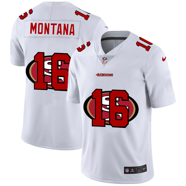 San Francisco 49ers #16 Joe Montana White Stitched Jersey - Zenithce