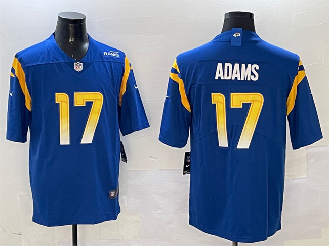 Los Angeles Rams #17 Davante Adams Blue 2024 Vapor Untouchable Stitched Jersey - Zenithce
