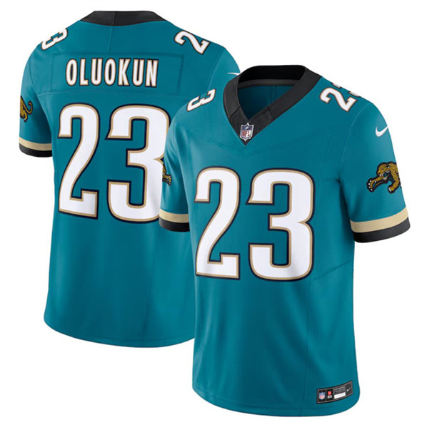 Jacksonville Jaguars #23 Foye Oluokun Teal 2024 F.U.S.E. Prowler Throwback Vapor Limited Stitched Jersey - Zenithce