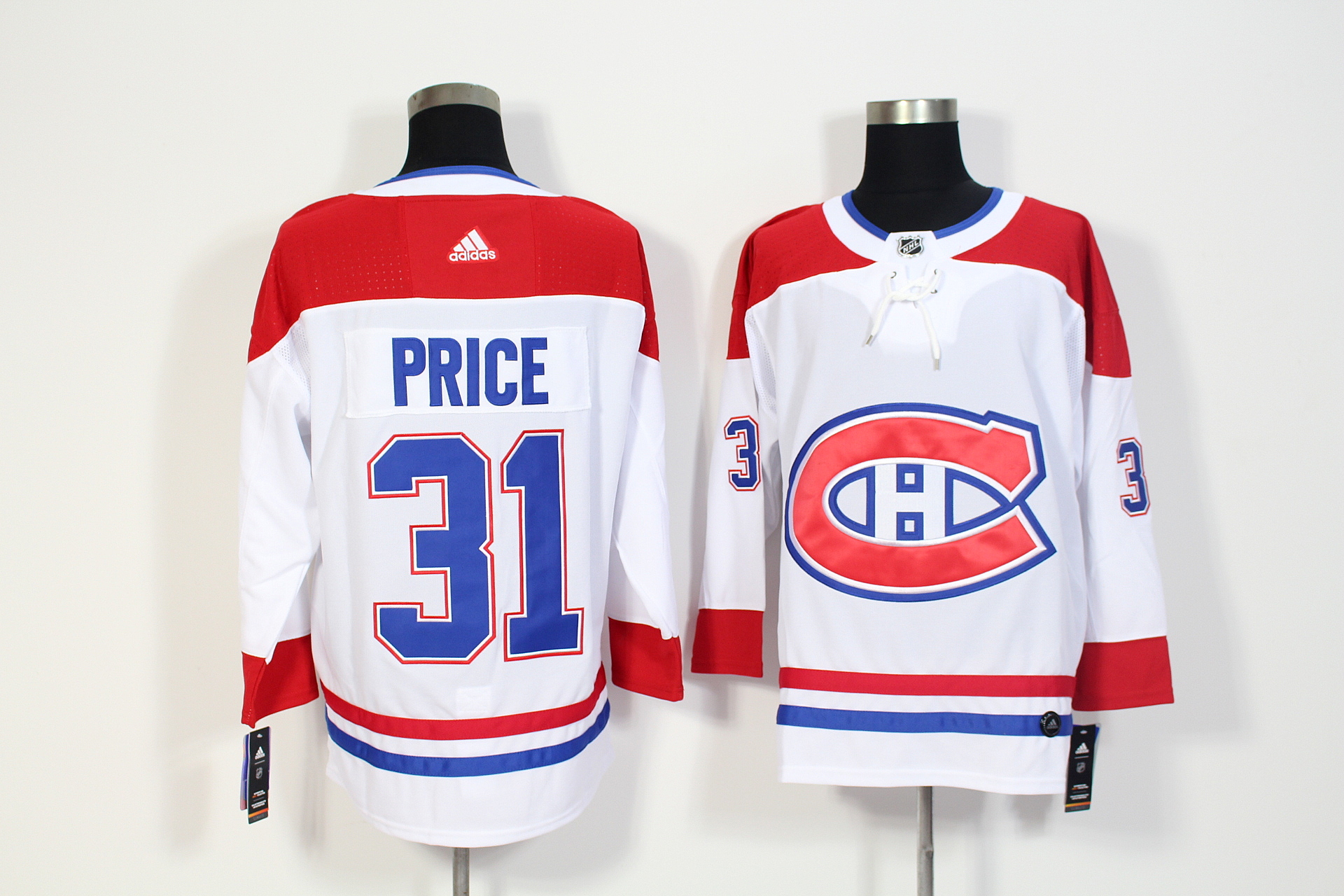 Montreal Canadiens #31 Carey Price White Stitched Adidas Jersey - Zenithce