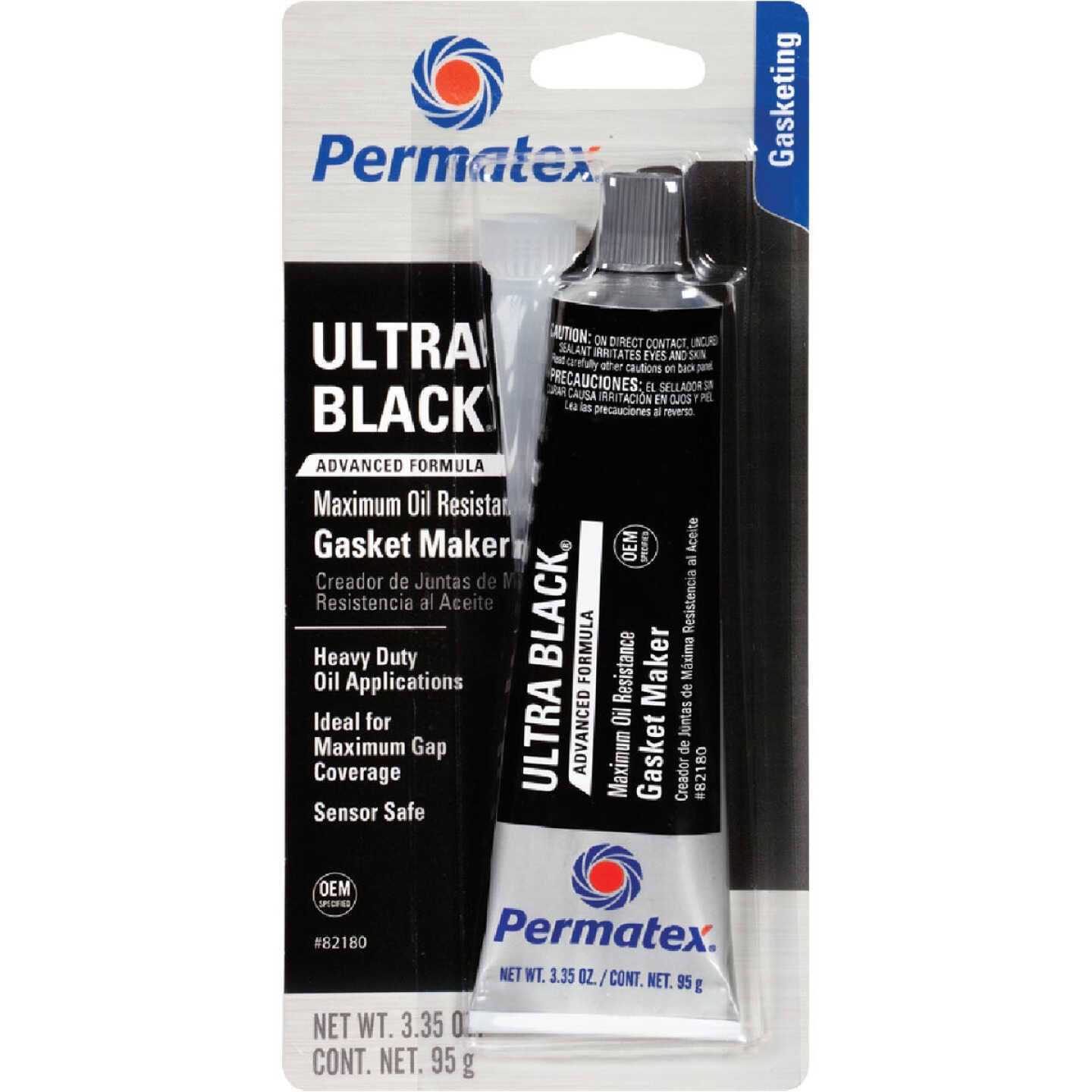 Permatex Ultra Black Powerbead RTV Silicone Gasket Maker 85080 - Zenithce