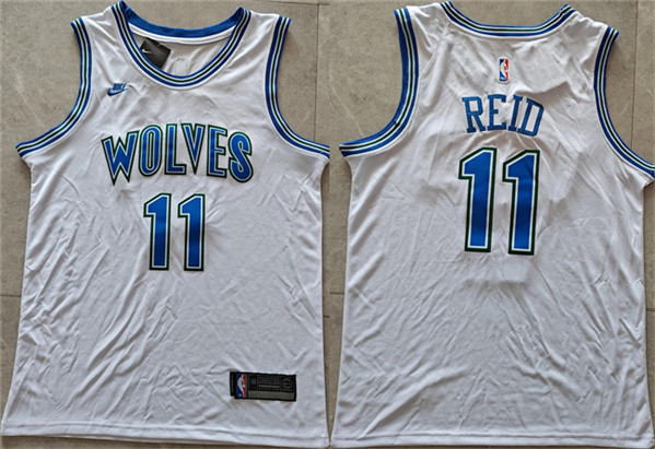 Minnesota Timberwolves #11 Naz Reid White Stitched Jersey - Zenithce