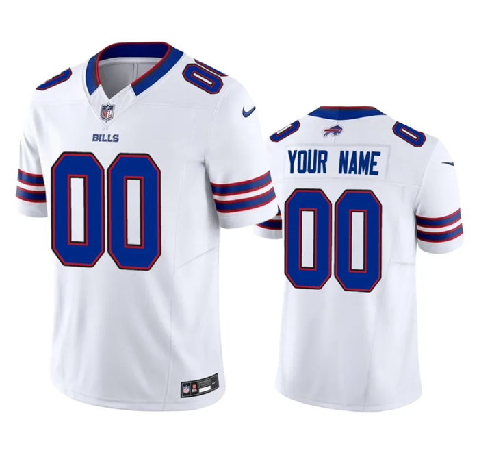 Buffalo Bills Custom White 2023 F.U.S.E. Vapor Untouchable Limited Stitched Jersey - Zenithce