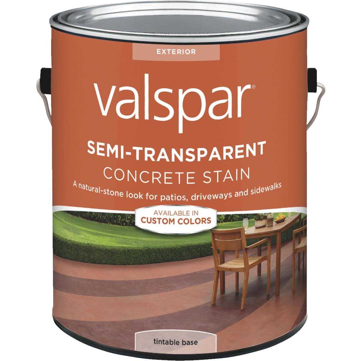 Valspar Tintable Base Semi-Transparent Concrete Stain - Zenithce