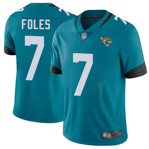 Jacksonville Jaguars #7 Nick Foles Teal Vapor Untouchable Limited Stitched Jersey - Zenithce