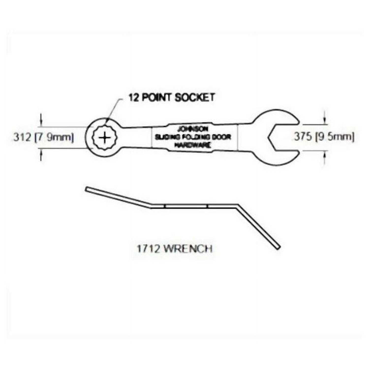 Johnson Hardware 200721DR Pocket Door Hardware Set - Zenithce