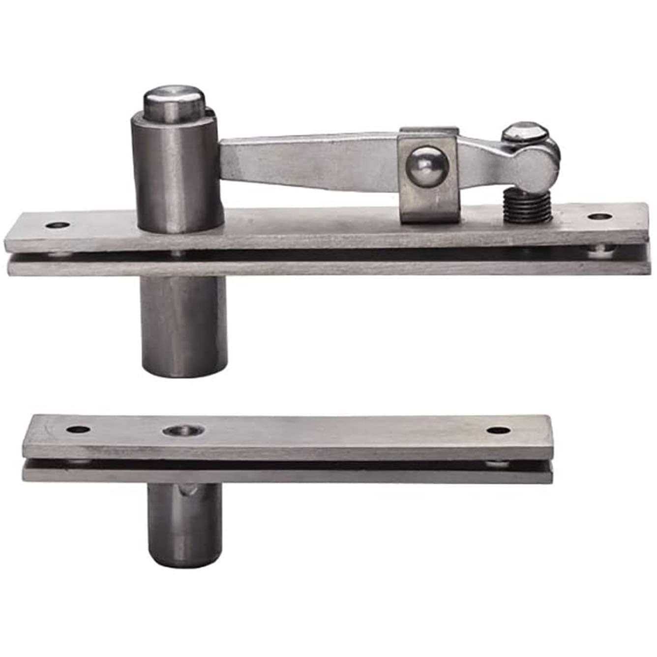 TamBee Door Pivot Hinge Heavy Duty Hidden Bookcase Hinges Secret Door Hinges 360 Degree Shaft Stainless Steel Invisidoor Hinge Hardware - Zenithce