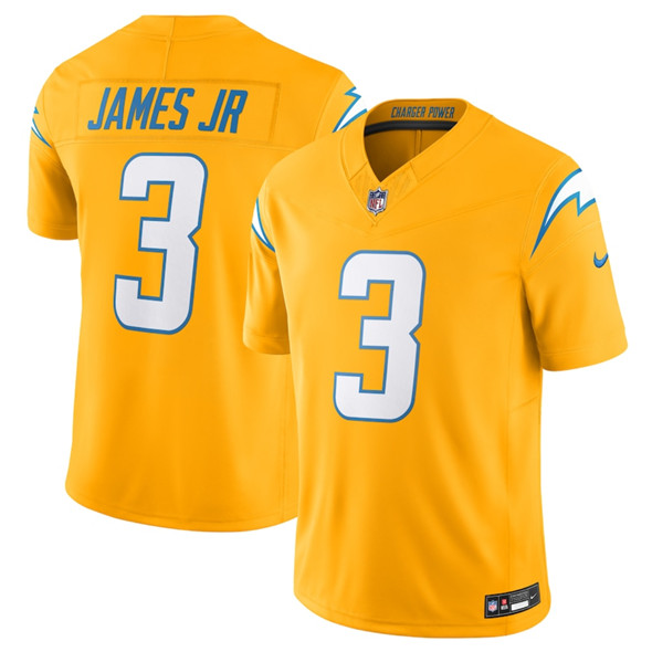 Los Angeles Chargers #3 Derwin James Jr. Gold 2025 F.U.S.E. Alternate Vapor Limited Football Stitched Jersey - Zenithce
