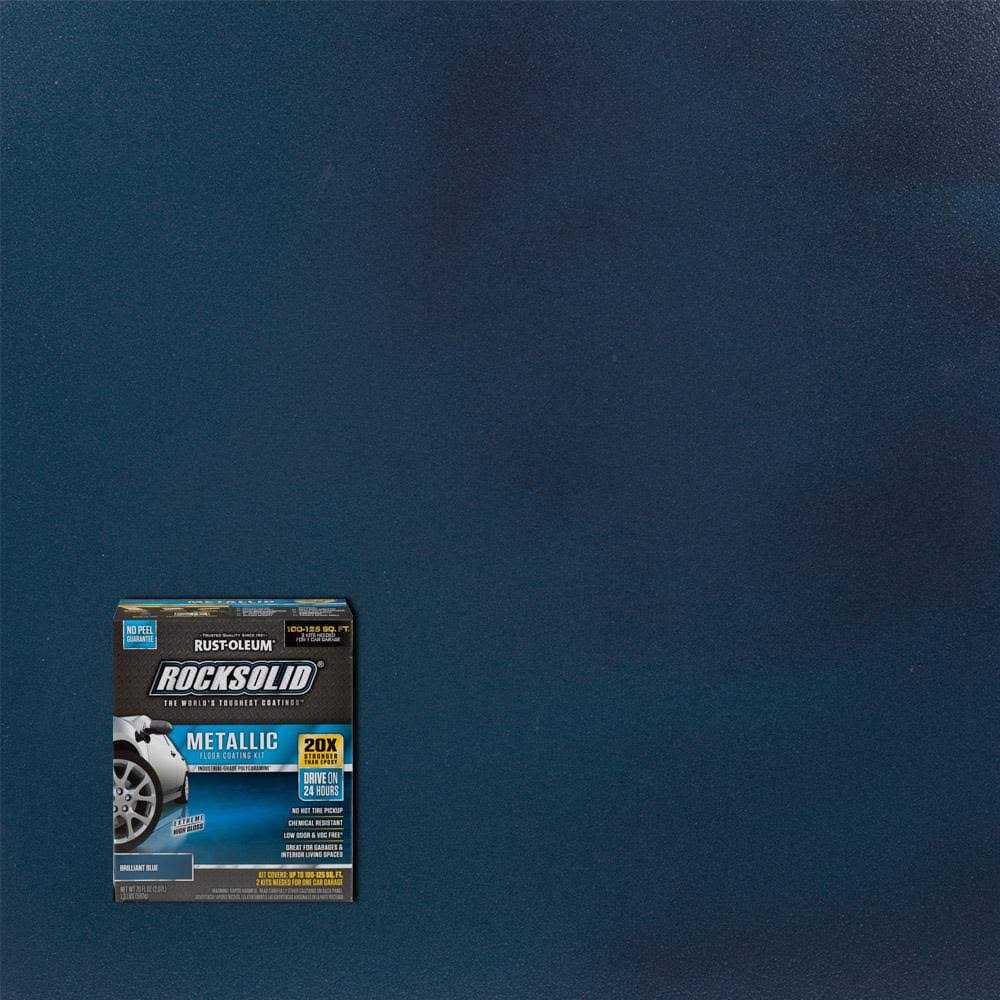 Rust-Oleum RockSolid Polycuramine Garage Floor Coating Kit 318712 - Zenithce