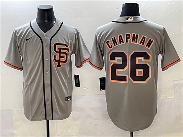 San Francisco Giants #26 Matt Chapman Gray Cool Base Stitched Jersey - Zenithce